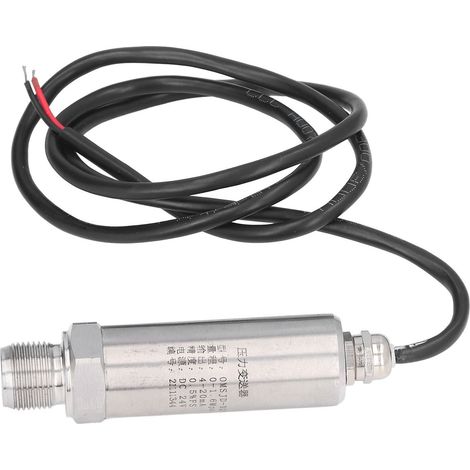 Wasserdichter Drucktransmitter aus Edelstahl, hochpräziser Druckmessumformer 0–1,6 MPa (1/5)