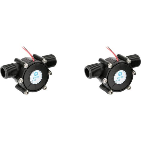 2X Micro-Générateur Hydroélectrique 12V 10W DC Générateur de Débit D'Eau Générateur de Turbine Hydroélectrique Débit D'Eau Hydraulique Bricolage (1/5)