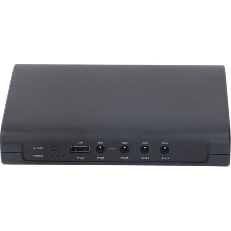 Alimentation de secours 12000mAh pour routeur, onduleur USB mini, batterie externe pour surveillance domestique et urgence, prise US (1/5)