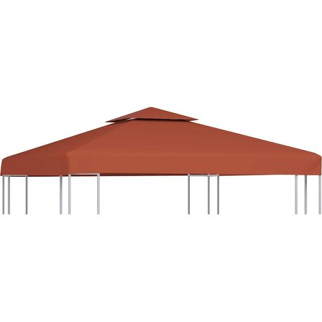 vidaXL Copertura Superiore Gazebo a 2 Strati 310g/m² 3x3m (1/5)