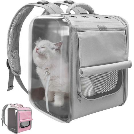 TRADE SHOP - Trasportino A Zaino Gatto Borsa Zaino Impermeabile Trasporto Viaggio Per Cane - (1/5)