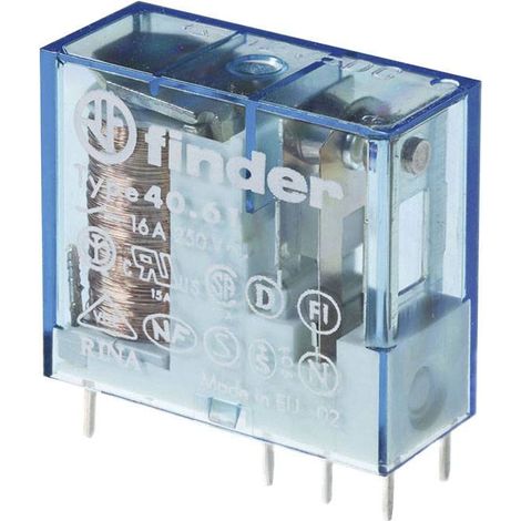 Finder 40.61.9.012.4001 Relais pour circuits imprimés 12 V/DC 16 A 1 inverseur (RT) 1 pc(s)
