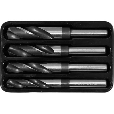 Promo 4 forets a metaux hss 14 à 20 mm - queue reduite à 13 mm (1/2)