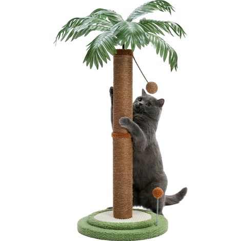 Griffoir pour chat, Design attrayant, Assemblage facile, AMT0219BN, M (1/2)