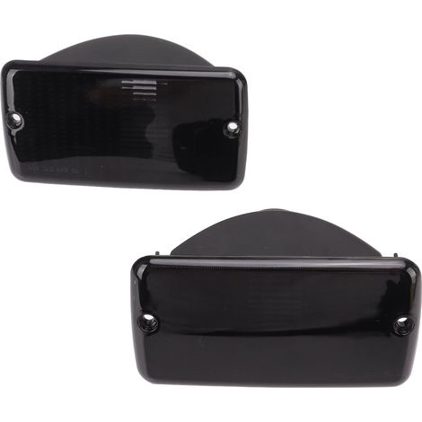 Feu de clignotant avant Jeep Wrangler TJ 1997-2006, boîtier noir pare-chocs, cache ampoule latéral, remplacement 55055020AE, optique clignoteur extérieur. (1/5)