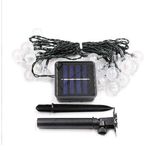 Guirlande Solar - 60 Led - 11 M - Ip65 - 8 Modos - Para Balcon Terraza Jardin - 1 Unidad (1/5)