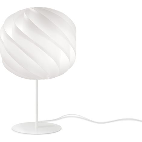 Lampada Da Scrivania-Ufficio Moderna Globe Polilux ® Bianco E Metallo 1 Luce E27 (1/2)