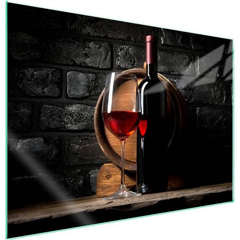 protège-plaque de cuisson en verre 70x52 Vin (1/5)