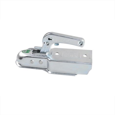 1 accouplement pour boule d'attelage, carré 70 mm, acier, 750 kg, remorque