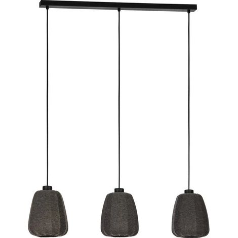 [GEBRAUCHT] B-Ware Eglo Hängelampe Hängeleuchte Barlaston LED Pendelleuchte dimmbar schwarz (1/2)