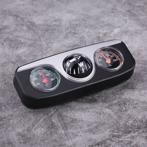 Support GPS 3 en 1 pour Voiture : Boussole, Thermomètre, Hygromètre (1/5)