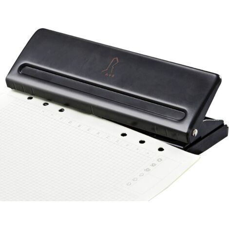 Perforatrice de reliure industrielle à 6 trous perforatrice réglable à distance pour diamètre de Journal/Document (1/5)