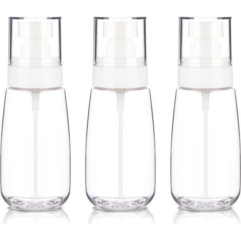 Pack 100ml Small Travel Spray Bottles, Empty Travel Spray Bottles, Mini Plastic Fine Mist Spray Bottles