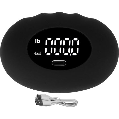 Dynamomètre à Main Numérique, 180 kg/396 lb Testeur de Force de Préhension Dynamometre Électronique Rechargeable pour Entraînement de Fitness