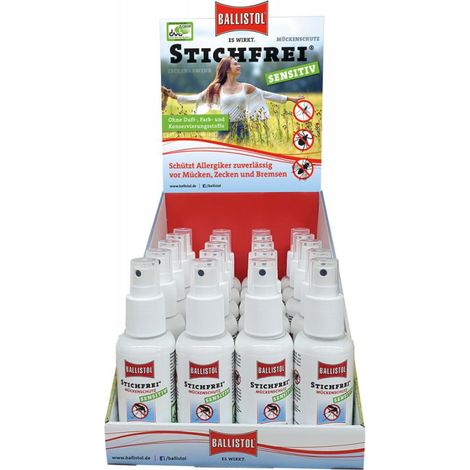 Sprau Protezione contro zanzare e zecche 20xPump-Spray a 100ml