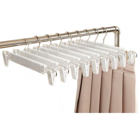 5 piezas - 29 x 15,5 cm - Perchas multifuncionales - Tendedero para calcetines - Perchas antideslizantes con gancho - Perchas para el hogar - Perchas para guardar ropa (1/5)