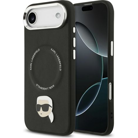 Karl Lagerfeld Karl Pin MagSafe Hülle für iPhone Air Schwarz (1/5)