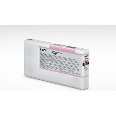 Cartucho de Tinta Original Epson T9136 Vivid Light Magenta Ink Cartridge (200ml) Magenta Claro
