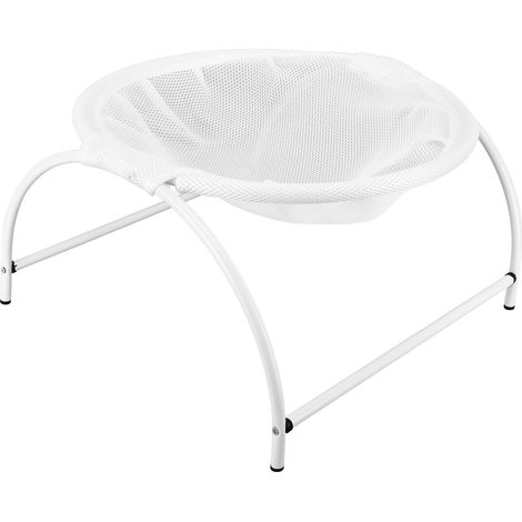 Lit suspendu pour chat, hamac doux et respirant, lit amovible pour animaux de compagnie, utilisable en toutes saisons, blanc universel (1/5)