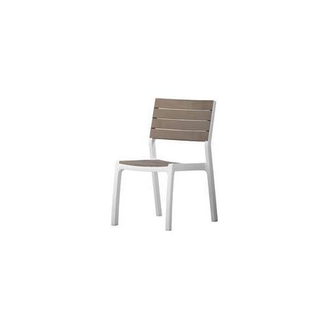 SEDIA HARMONY BIANCO/CAPPUCCINO