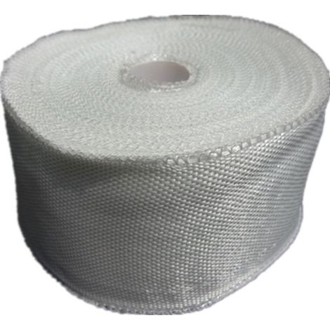 Bande de tissu de fibre de verre rouleau de verre 5cm de large fibre de verre plaine tisser réparation de tissu 21 mètres (1/4)