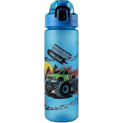 Kinder-Trinkflasche, 700 ml, hübsche Trinkflasche mit Kordelzug für Jungen und Mädchen (1/5)
