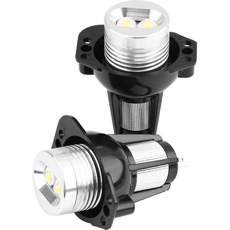 Feux de position à LED Angel Eyes 12W avec anneaux halo pour voitures E90 E91 05-08