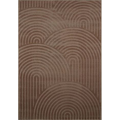 Indoor rug with mocha arches pattern 120 x 160 cm - Brad