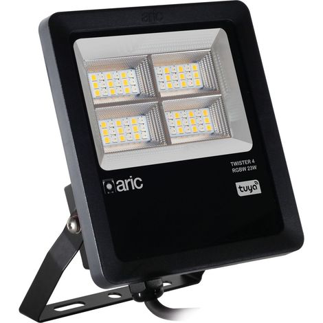 TWISTER 4 TUYA Projecteur LED rectangulaire basculant RGB + Blanc 4000K 23W ARIC 51787 (1/4)