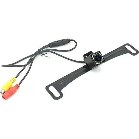 Support de fixation pour caméra de recul de voiture sur plaque d'immatriculation (1/5)