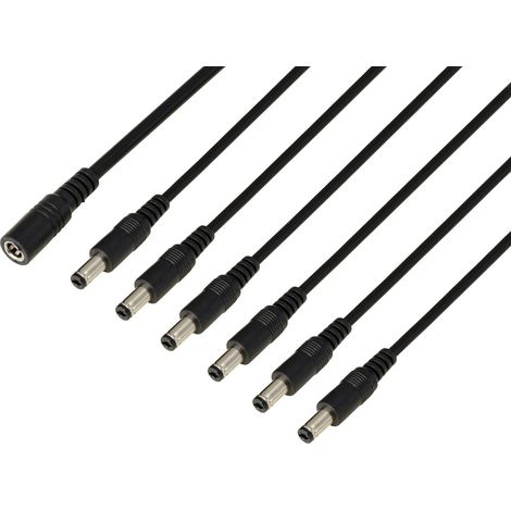 TRU COMPONENTS TC-13232720 DC-Steckverbinder Buchse - Stecker 5.5 mm 2.1 mm   41.2 cm 1 St.