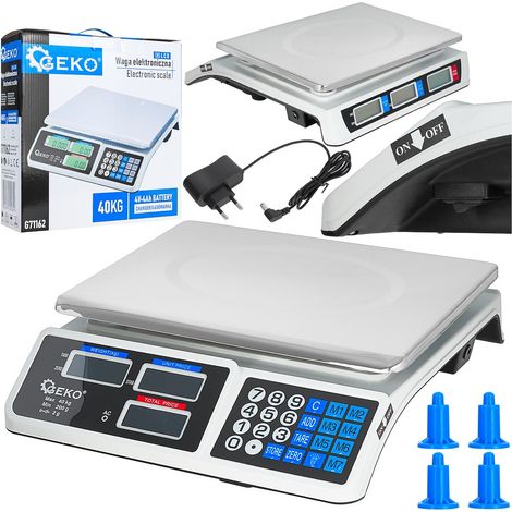 GEKO WAGA ELEKTRONICZNA 40kg LCD (1/5)