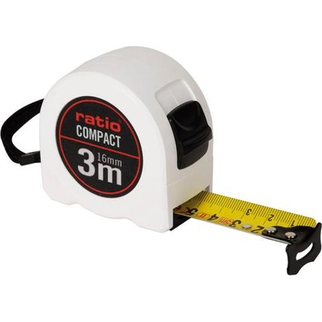Mètre déroulant RATIO COMPACT 3 m x 16 mm - talla
