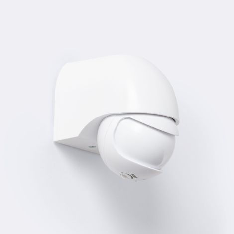 Sensore di Movimento RADAR Crepuscolare 180º da Parete per Esterni IP44 Bianco (1/4)