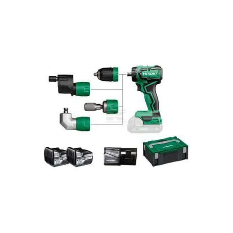 Taladro inal谩mbrico SMARTFIT 5,0 Ah HIKOKI DS18DDQWSZ