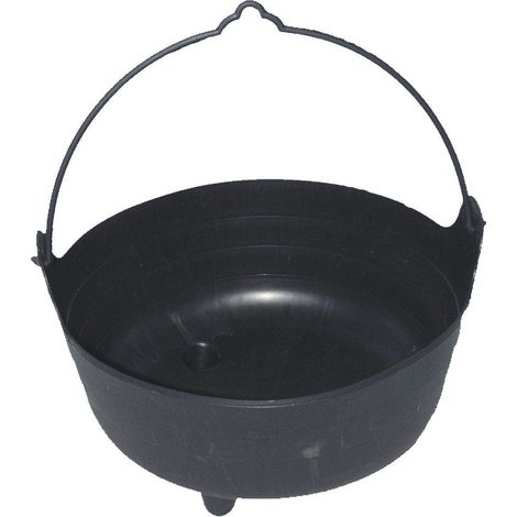 Lifesize Witch's Cauldron - Black - Large - 97389