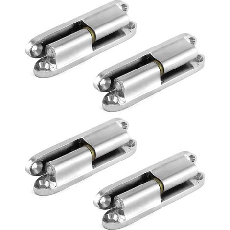 Zweiteilige Renovierungsscharniere, verchromtes Zinklegierungs-Scharnier für Schlafzimmertüren, 14 x 80 mm Schraubscharnier für Innentüren (1/4)
