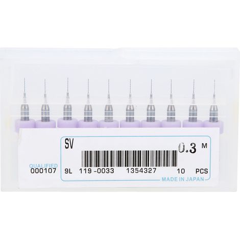 Packung mit 10 Wolframkarbid-Düsenreinigungsspitzen (0,3 mm) für 3D-Drucker (1/5)