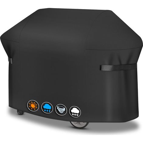 Housse de protection pour barbecue de 208 cm, grande housse pour barbecue série 600, robuste et imperméable, housse en polyuréthane (1/5)