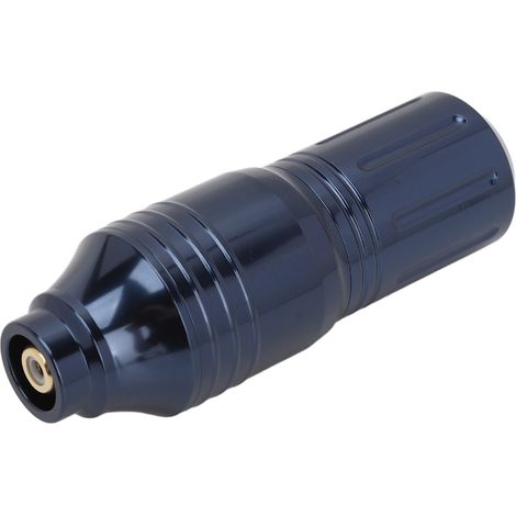 Machine à tatouer à moteur puissant avec interface RCA, stylo à tatouer rotatif, stylo à tatouer court, machine tout-en-un pour le traçage et l'ombrage, couleur bleu fumé. (1/5)