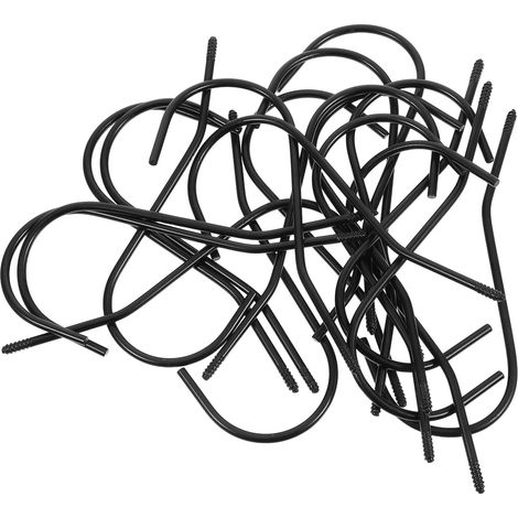 Lot de 20 crochets métalliques pour cintres crochets ronds (1/5)