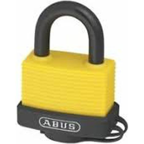 Abus cadenas en aluminium et vinyle 45 mm jaune