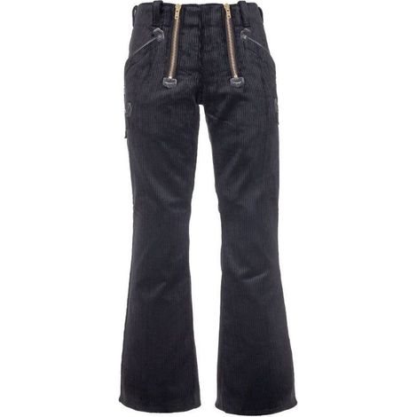 Largeot de travail homme velours Michael FHB 60004 - Noir - 42 - Jambes standards