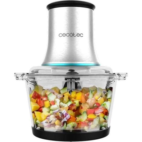 Cecotec – Hachoir électrique 500W – Lame en acier inoxydable – Bol en verre 500g – Vitesse réglable 2 niveaux – Idéal pour viande et légumes (1/3)