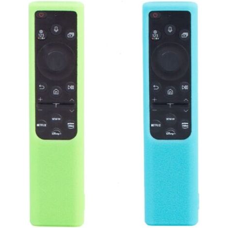 2 pièces Protege telecommande Protection telecommande Coque pour Télécommande pourSamsung Smart TV Cellule Solaire Télécommande Antichoc Silicone Housse de Protection (1/4)