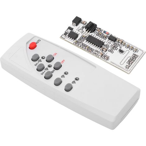Carte électronique solaire avec télécommande et détecteur de présence pour batteries LiFePO4 3.2V 6.4V et lithium 3.7V 7.4V (1/5)