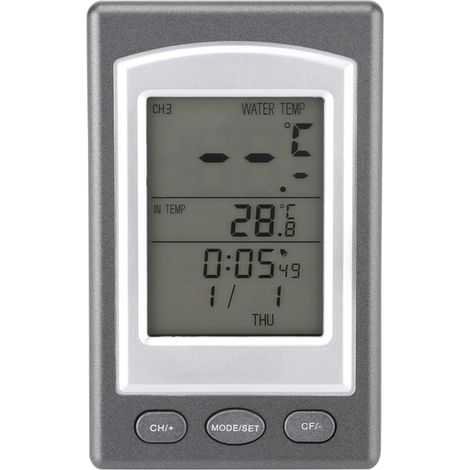 Kabelloses digitales schwimmendes Schwimmbadthermometer, Wasser-Spa-Temperaturanzeige (1/5)