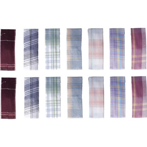 14pcs Pinces à Cheveux 7 Motifs Couleurs Différentes Tissu Mode Barrettes Filles École Sport Fête Décoration (1/5)