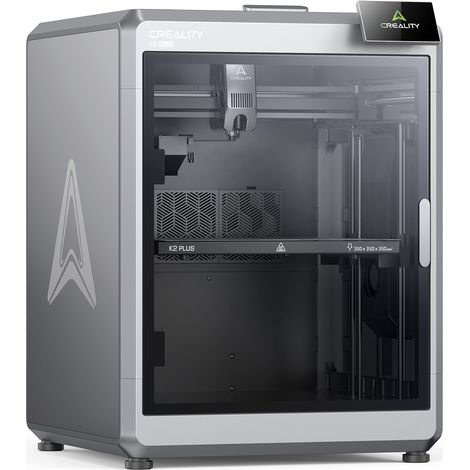 K2 Plus Imprimante 3D, Impression Max 16 Couleurs, Système de Servomoteur Pas à Pas, Double Caméra AI, Chambre de Chauffage Active, Volume d'impression 350x350x350mm (1/5)