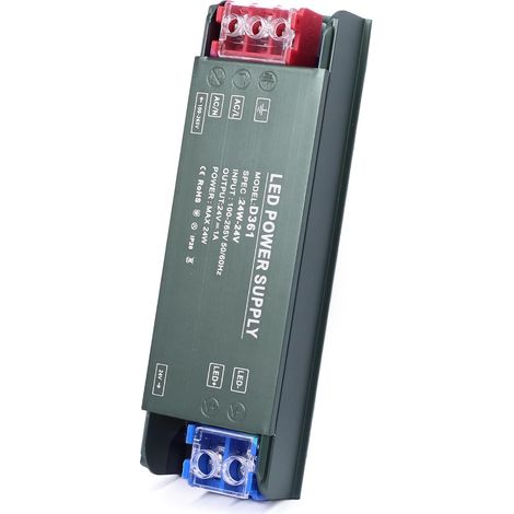 Transformateur 220V 24V LED Driver 24W Ultra Mince Transfo 1A Adaptateur Alimentation, 220V AC à 24V DC Convertisseur, d'alimentation Basse Tension Transfo LED de Tension Constante (1/5)